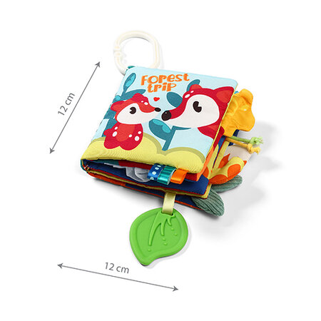 Carte senzoriala si educativa, 0 luni+, Forest, Babyono 683176