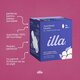 Absorbante de zi din bumbac, 14 bucati, Illa 683713