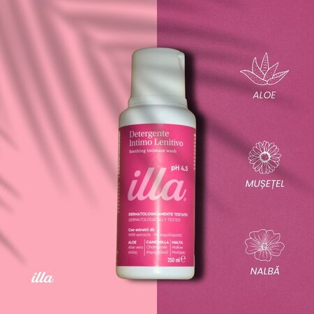 Gel intim calmant ph 4.5, 250 ml, Illa 683755