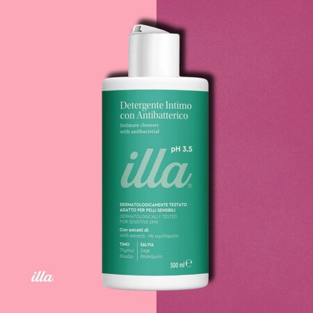Gel intim antibacterian ph 3.5, 500 ml, Illa 683746