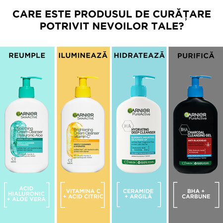 Garnier Crema de curatare Hyaluronic Aloe Skin Naturals, 250 ml, Loreal 680235