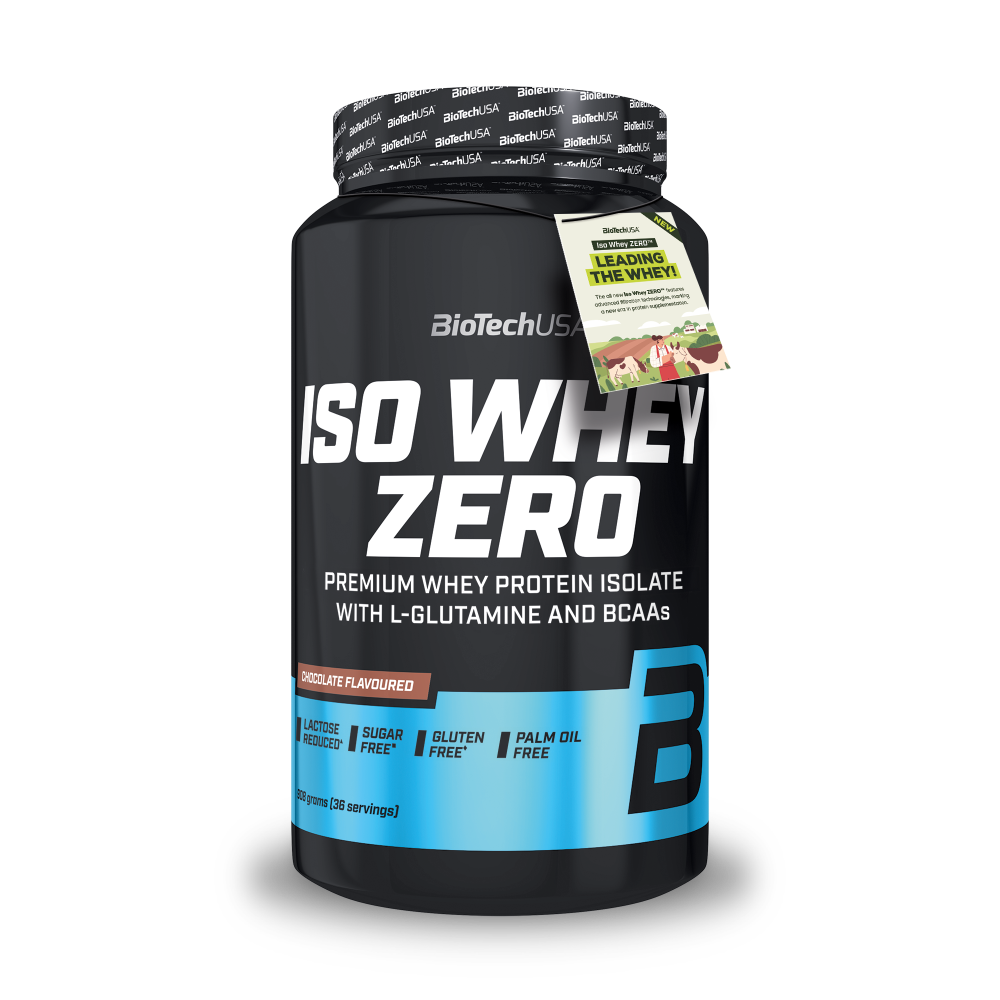 Pudra proteica Iso Whey Zero, Chocolate, 908 g, BioTechUSA