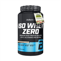 Pudra proteica Iso Whey Zero, Cookies and Cream, 908 g, BioTechUSA