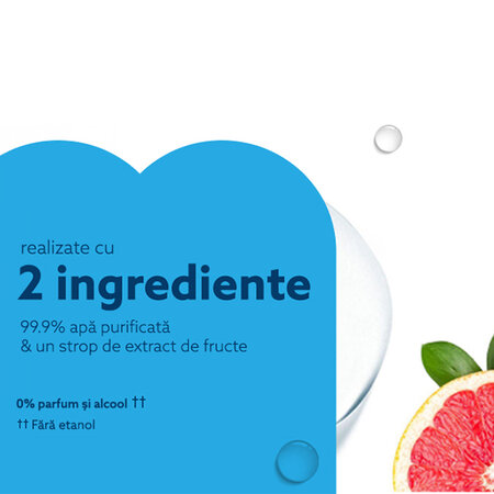 Servetele umede pentru bebelusi fara parfum, 0 luni+, 4x60 bucati, WaterWipes 712437