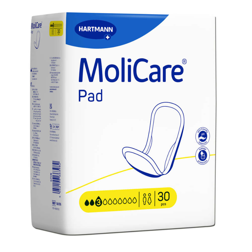 Tampoane pentru incontinenta usoara MoliCare Pad, 30 bucati, Hartmann