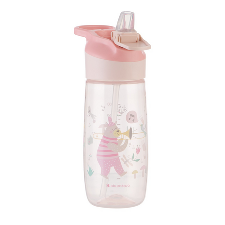 Canuta cu cioc Music Fest, +12 luni, 450 ml, Pink, Kikka Boo 681013