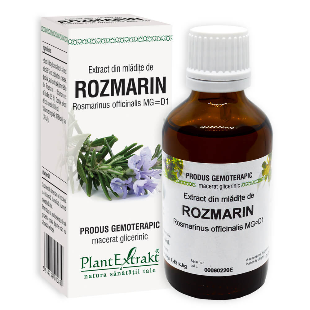 Extract din mladite de Rozmarin, 50 ml, PlantExtrakt