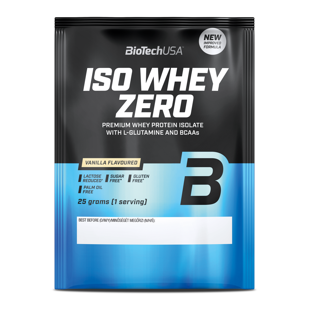 Pudra proteica Iso Whey Zero, Vanilla, 25 g, BioTechUSA