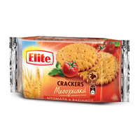 Crackers Mediterranean cu rosii si busuioc Elite, 105 g, Elbisco