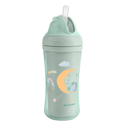 Cana cu pai Moony Me, +8 luni, Mint, 220 ml, Kikka Boo 681052