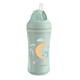 Cana cu pai Moony Me, +8 luni, Mint, 220 ml, Kikka Boo 681052
