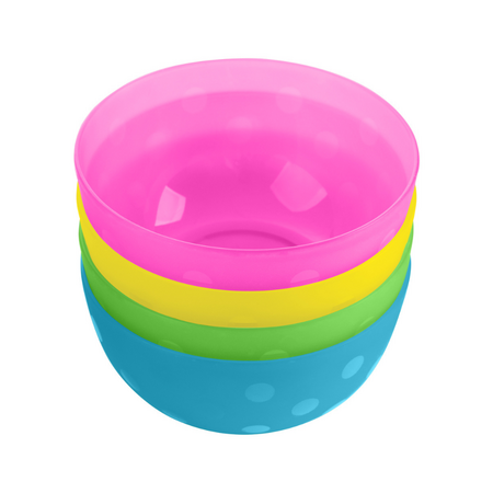 Set 4 boluri Rainbow, +6 luni, 300 ml, Kikka Boo 681054