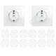 Set 12 capace de protectie prize cu impamantare, Sipo 681108
