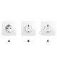 Set 12 capace de protectie prize cu impamantare, Sipo 681109