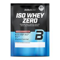 Pudra proteica Iso Whey Zero, Strawberry, 25 g, BioTechUSA