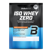 Pudra proteica Iso Whey Zero, Salted Caramel, 25 g, BioTechUSA