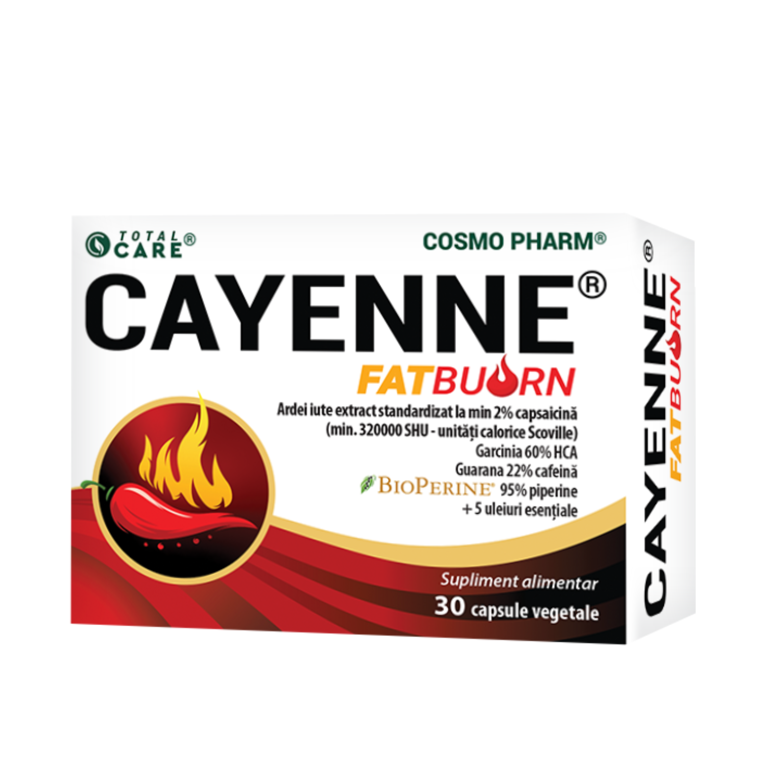 Cayenne Fatburn, 30 capsule, Cosmopharm