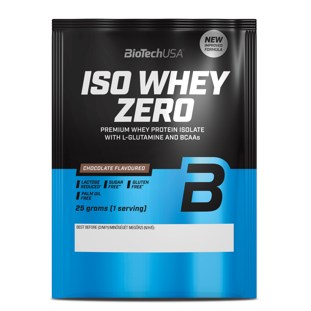 Pudra proteica Iso Whey Zero, Chocolate, 25 g, BioTechUSA