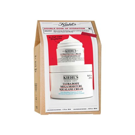 Kit Crema hidratanta pentru corp si Crema hidratanta pentru fata Ultra Body si Ultra Facial, 250 ml + 50 ml, Kiehl's 681252