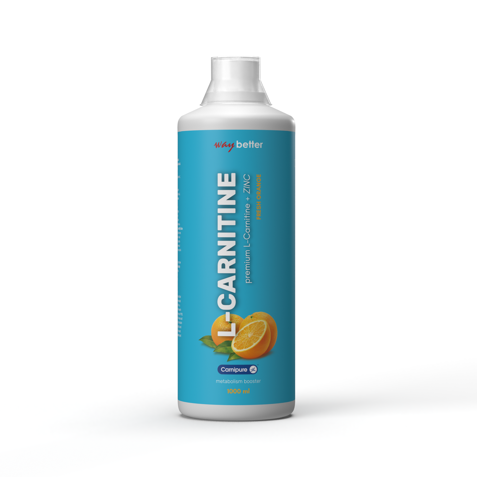 L-Carnitina lichida Carnipure + Zinc, 1 litru, Porocala, Way Better