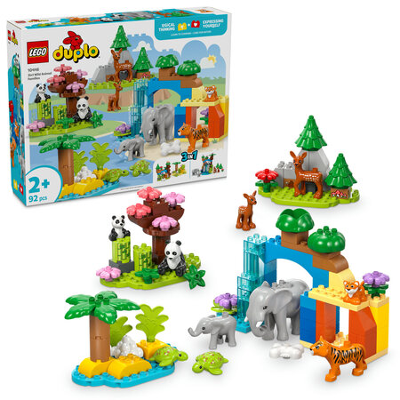 Familii de animale salbatice 3 in 1, 10446, + 2 ani, Lego 681358