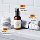 Kit pentru un ten neted, hidratat si fara riduri. Stay Bright Day + Night, Kiehl's 681342