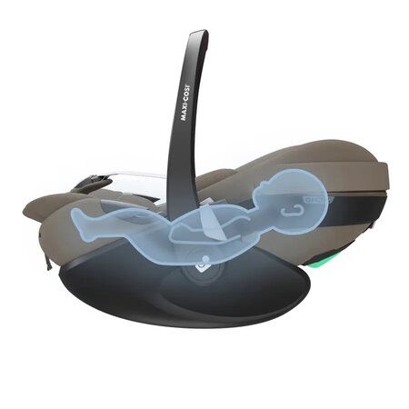 Scoica auto Pebble 360 Pro2, 40 - 87 cm, Twillic Truffle, Maxi Cosi 681369