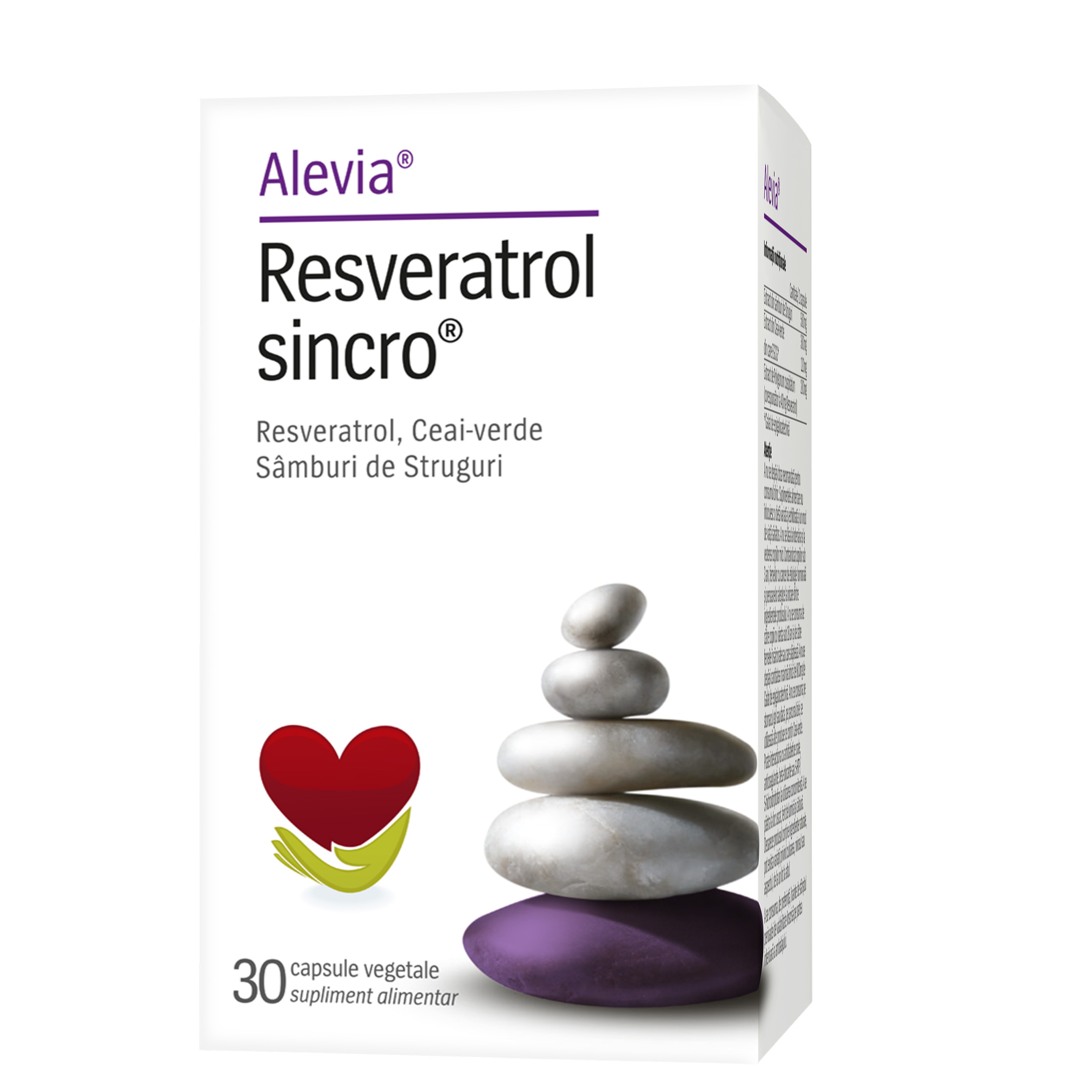 Resveratrol Sincro, 30 capsule vegetale, Alevia