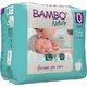 Scutece pentru prematuri, Nr.0, 1-3 kg, 24 buc, Bambo Nature 681414