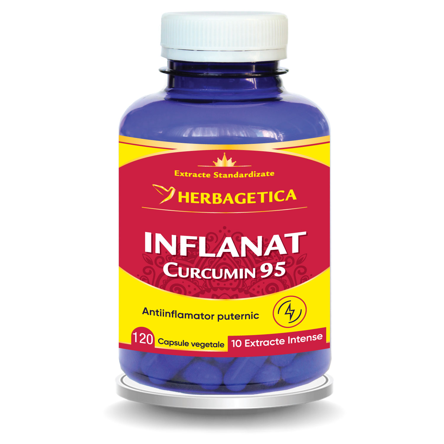 Inflanat Curcumin 95, 120 capsule, Herbagetica