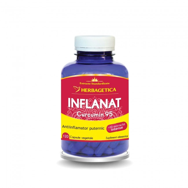 Inflanat Curcumin 95, 120 capsule, Herbagetica