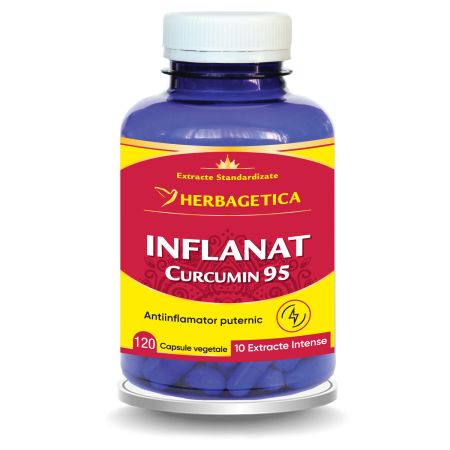 Inflanat Curcumin 95, 120 capsule, Herbagetica