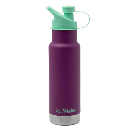 Termos cu capac sport Kid Classic, 355 ml, Sparkling Grape, Klean Kanteen