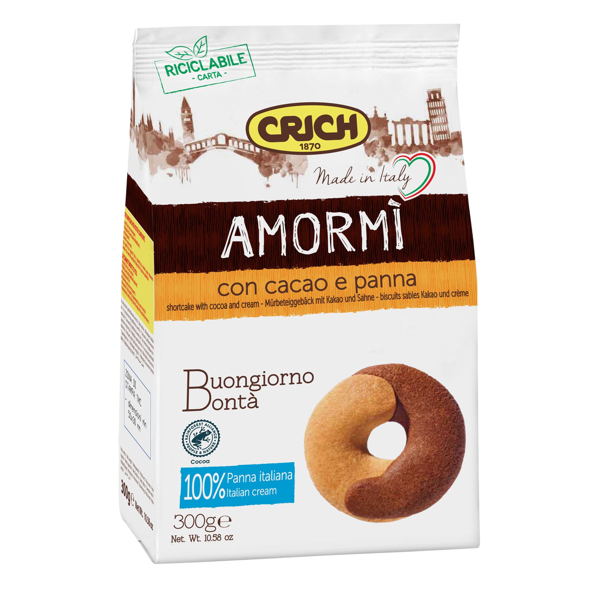 Biscuiti Amor Mi, 300 g, Crich