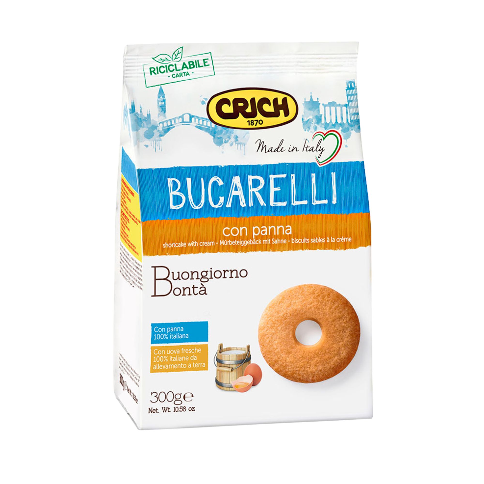 Biscuiti Bucarelli, 300 g, Crich