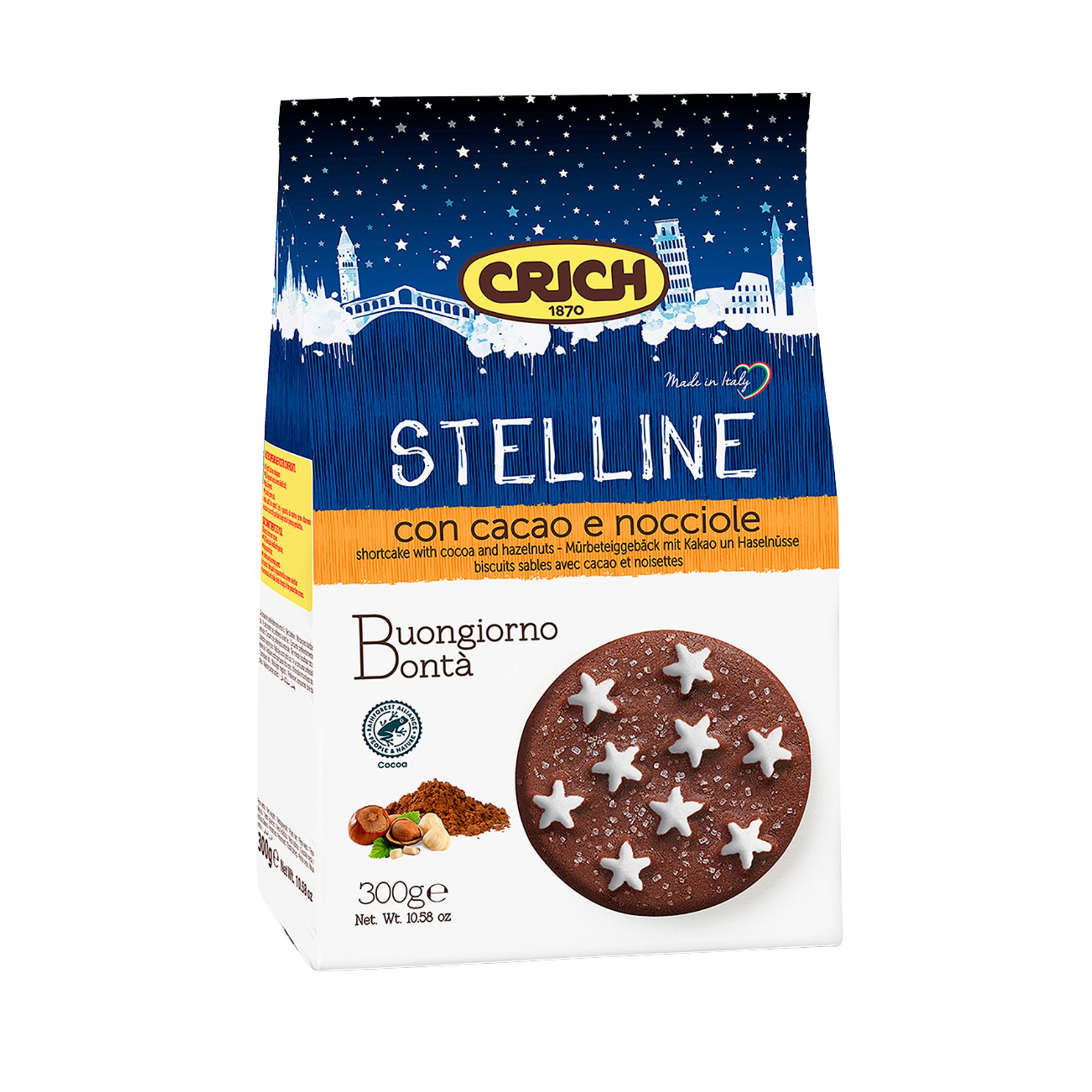 Biscuiti Stelline, 300 g, Crich