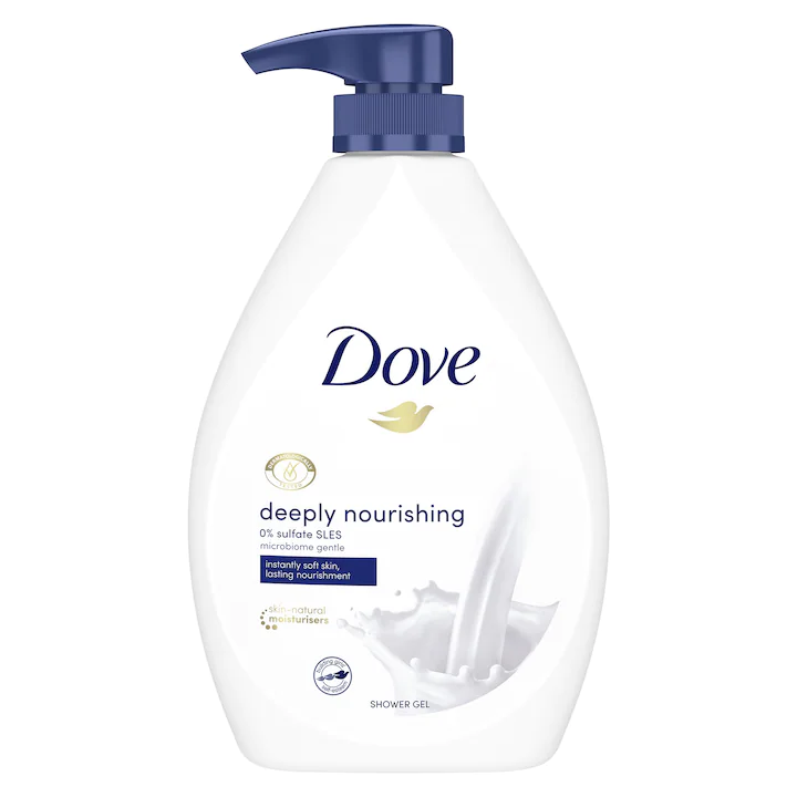 Gel de dus cu pompita Deeply, 720 ml, Dove