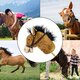Calut de jucarie cu miscare si sunete Hobby Horse, 18 luni+, Light Brown, Milly Mally 681688