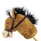 Calut de jucarie cu miscare si sunete Hobby Horse, 18 luni+, Light Brown, Milly Mally 681683