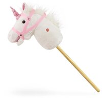 Calut de jucarie cu miscare si sunete Hobby Horse, 18 luni+, White, Milly Mally