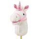 Calut de jucarie cu miscare si sunete Hobby Horse, 18 luni+, White, Milly Mally 681691