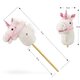 Calut de jucarie cu miscare si sunete Hobby Horse, 18 luni+, White, Milly Mally 681699