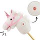 Calut de jucarie cu miscare si sunete Hobby Horse, 18 luni+, White, Milly Mally 681694