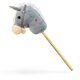 Calut de jucarie cu miscare si sunete Hobby Horse, Grey, Milly Mally 681700