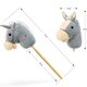 Calut de jucarie cu miscare si sunete Hobby Horse, Grey, Milly Mally 681709