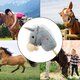 Calut de jucarie cu miscare si sunete Hobby Horse, Grey, Milly Mally 681708