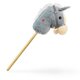 Calut de jucarie cu miscare si sunete Hobby Horse, Grey, Milly Mally 681702