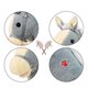 Calut de jucarie cu miscare si sunete Hobby Horse, Grey, Milly Mally 681707