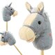 Calut de jucarie cu miscare si sunete Hobby Horse, Grey, Milly Mally 681706