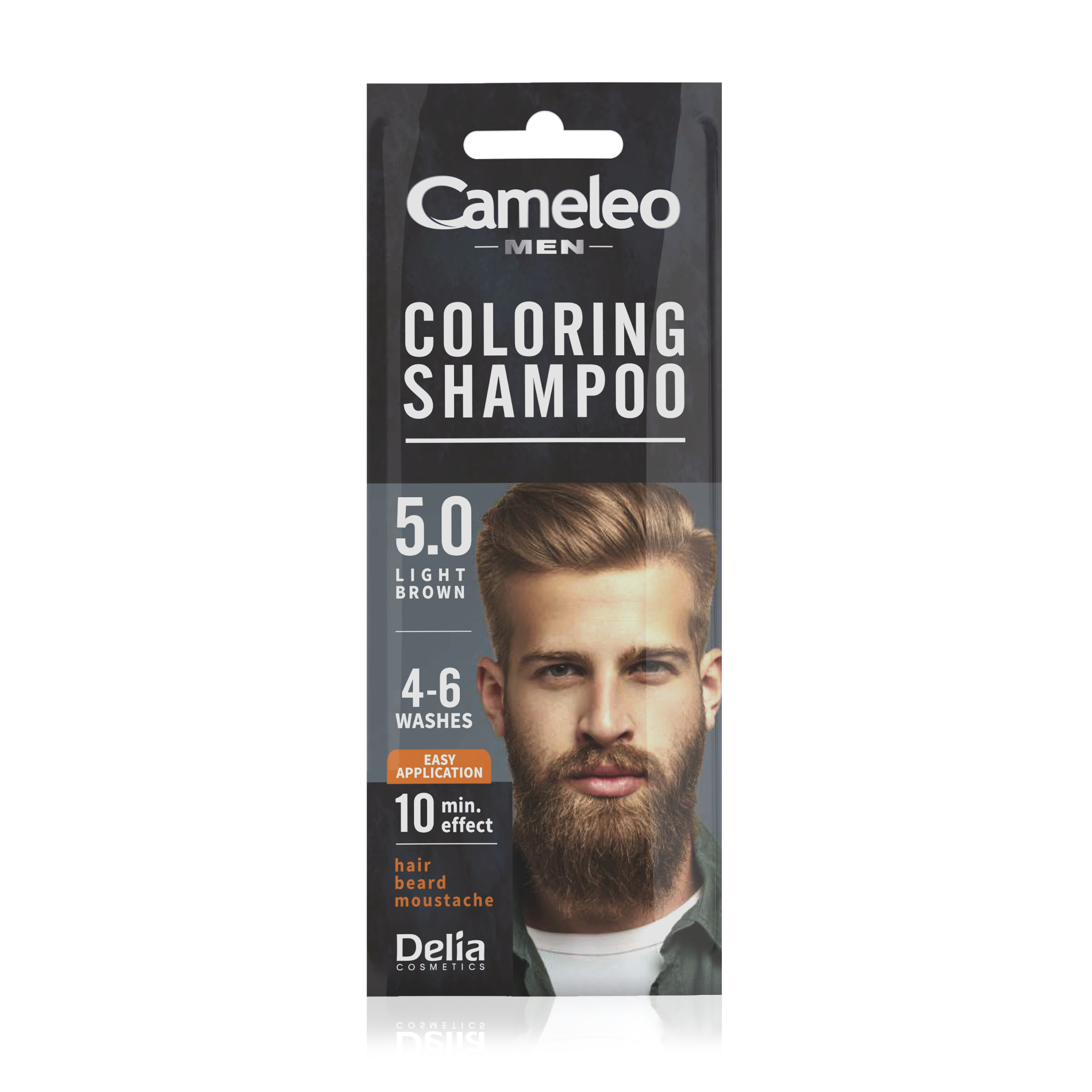 Sampon nuantator Cameleo, Light Brown 5.0, 15 ml, Delia